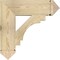 Ekena Millwork Merced Arts & Crafts Rough Sawn Bracket, Douglas Fir, 6"W x 24"D x 24"H BKT06X24X24MRC03RDF - alternate 3